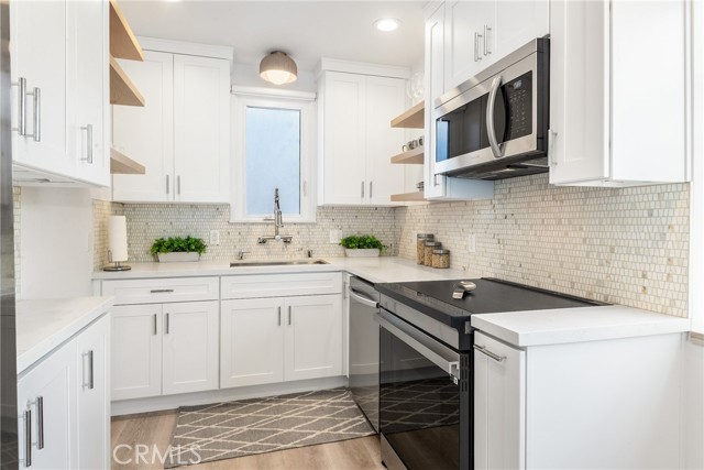 Beautifully updated upper unit kitchen