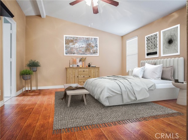 PRIMARY BEDROOM VIRTUALLY STAGED