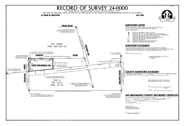 Detail Gallery Image 3 of 5 For 0 Rancho, Adelanto,  CA 92301 - – Beds | – Baths