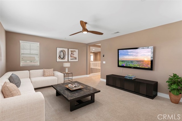 Family Room with Virtual Staging