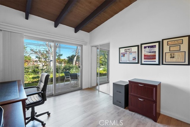 Direct access to patio and greenbelt views