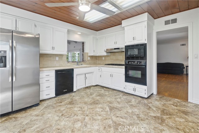 Kitchen looking into front living room