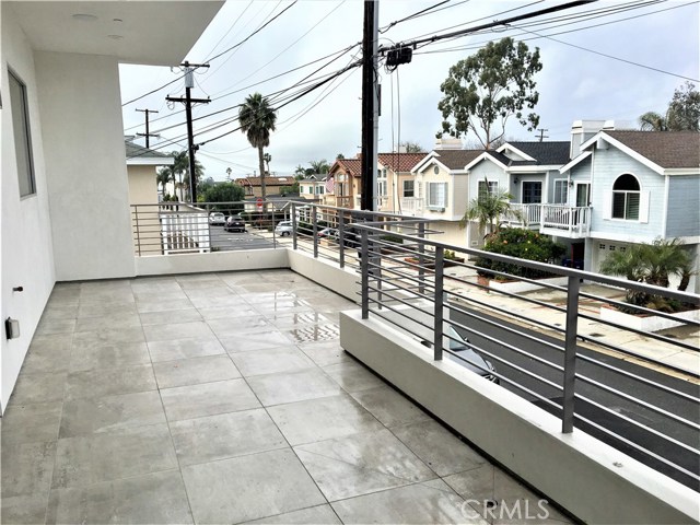 Large ocean view balcony.