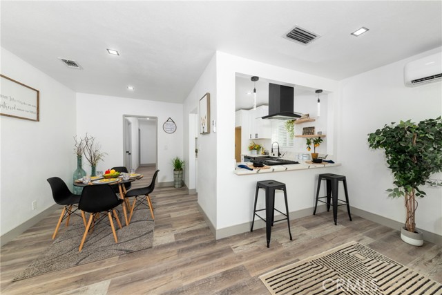 Dining Room and Kitchen Bar View