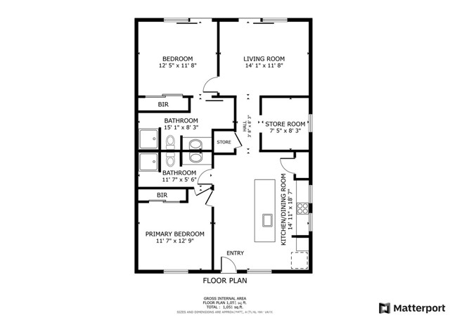 Primary bedroom is actually to the back 200 N. Avocado