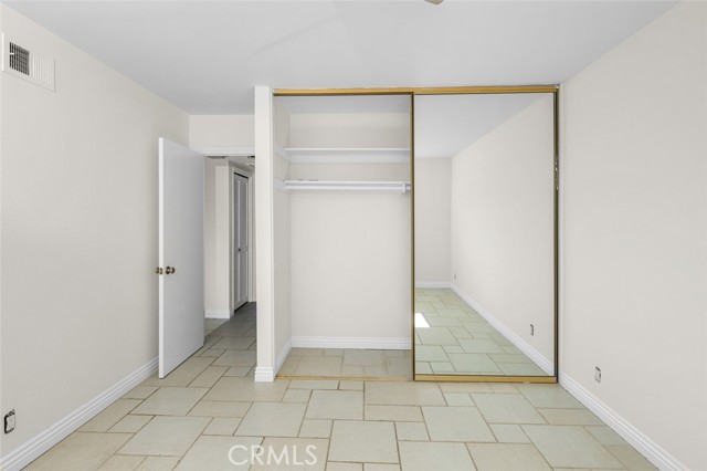 Large mirror closet in bedroom 2.