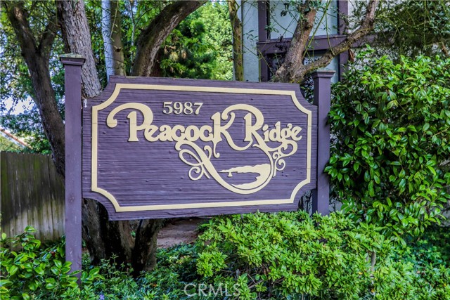 5987 Peacock Ridge Road 103 Rancho Palos Verdes, California Welcome to this charming condo in a tranquil gated complex featuring meandering running brooks and lush landscaping. This complex is nestled atop the Palos Verdes Peninsula at the end of a very private, quiet cul-de-sac street. This 2 Bedroom, 2 Bath unit has been beautifully refreshed with brand new lush carpet and paint throughout; including master upstairs bedroom with resurfaced ceiling! The main living area with the towering vaulted ceilings and windows spanning both floors floods the entire condo with light, creating a bright and spacious ambiance. Living area windows all accented by quality plantation windows floor to ceiling. The kitchen features a stainless steel KitchenAid refrigerator, Miele oven, Thermador cooktop accented by beautiful floral tile backsplash/countertops; opening to the dining area. Inside Laundry outside master bedroom with tandem washer/dryer. Downstairs bedroom has built-in cabinets/drawers in closet. Two side by side parking spaces in subterranean spacious garage with two large storage cabinets above spaces. The complex features a pool, spa, clubhouse and access to award winning Palos Verdes schools and close to beautiful parks. Be sure and watch video!Welcome to this charming condo in a tranquil gated complex featuring meandering running brooks and lush landscaping. This complex is nestled atop the Palos Verdes Peninsula at the end of a very private, quiet cul-de-sac street. This 2 Bedroom, 2 Bath unit has been beautifully refreshed with brand new lush carpet and paint throughout; including master upstairs bedroom with resurfaced ceiling! The main living area with the towering vaulted ceilings and windows spanning both floors floods the entire condo with light, creating a bright and spacious ambiance. Living area windows all accented by quality plantation windows floor to ceiling. The kitchen features a stainless steel KitchenAid refrigerator, Miele oven, Thermador cooktop accented by beautiful floral tile backsplash/countertops; opening to the dining area. Inside Laundry outside master bedroom with tandem washer/dryer. Downstairs bedroom has built-in cabinets/drawers in closet. Two side by side parking spaces in subterranean spacious garage with two large storage cabinets above spaces. The complex features a pool, spa, clubhouse and access to award winning Palos Verdes schools and close to beautiful parks. Be sure and watch video!