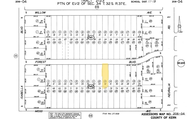 Detail Gallery Image 3 of 3 For 0 Vac Forest Blvd, California City,  CA 93505 - – Beds | – Baths