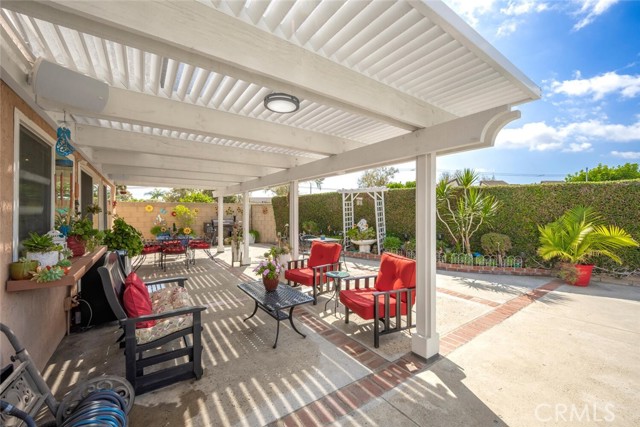 Masonry work, planters with established landscaping providing a resort like atmosphere.