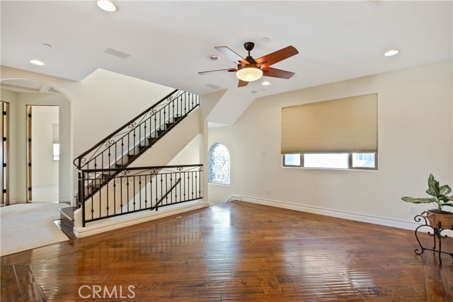Spacious loft on the second level.