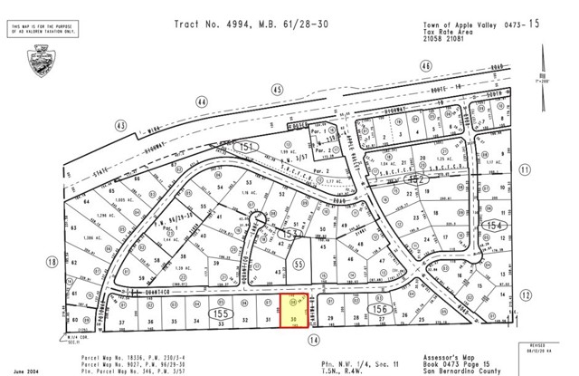 Detail Gallery Image 1 of 1 For 0 Quantico Rd, Apple Valley,  CA 92307 - – Beds | – Baths
