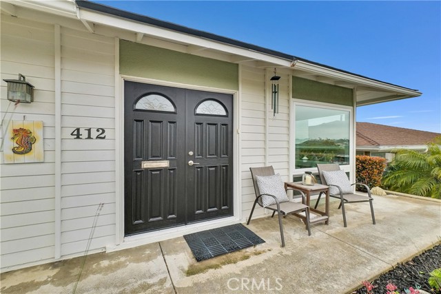 Charming entrance to this beautiful home