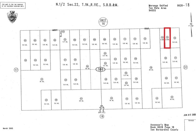 Detail Gallery Image 2 of 3 For 0 Amboy Rd, Twentynine Palms,  CA 92277 - – Beds | – Baths