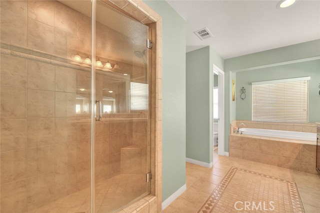 Large walk-in shower