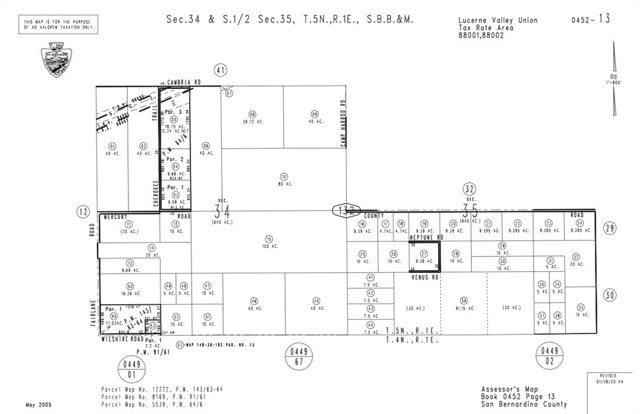 Detail Gallery Image 1 of 2 For 9 Camp Rock Rd, Lucerne Valley,  CA 92356 - – Beds | – Baths