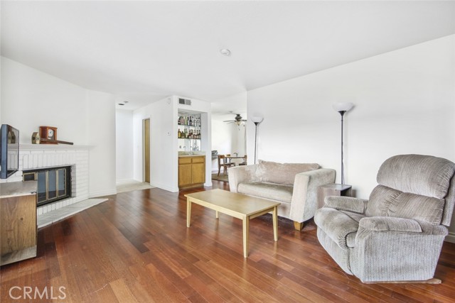 Living Room with Fireplace