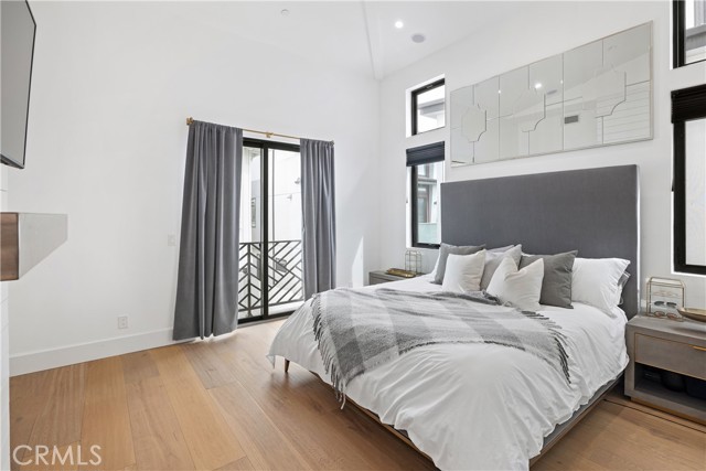 Master Suite has Soaring Ceilings and A Private Balcony