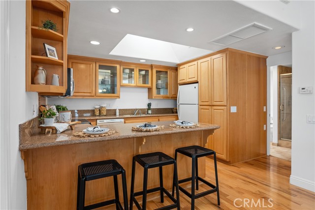Welcome friends! Skylight in kitchen.