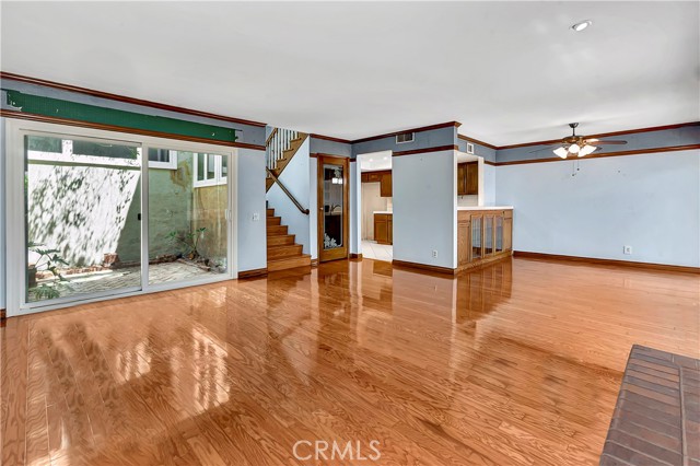 Living Room with Atrium access