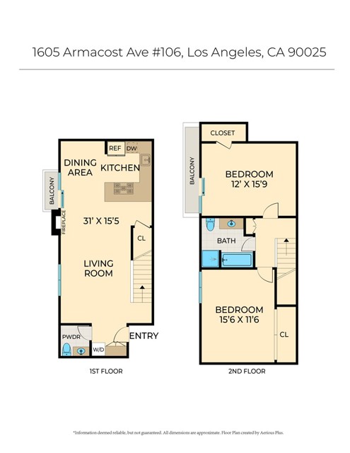 Detail Gallery Image 27 of 27 For 1605 Armacost Ave #106,  Los Angeles,  CA 90025 - 2 Beds | 1/1 Baths