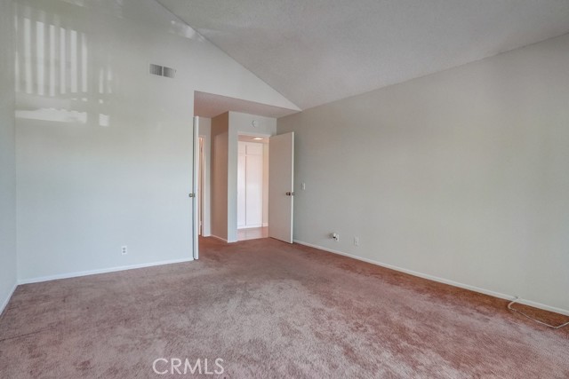 Primary Bedroom vaulted ceilings