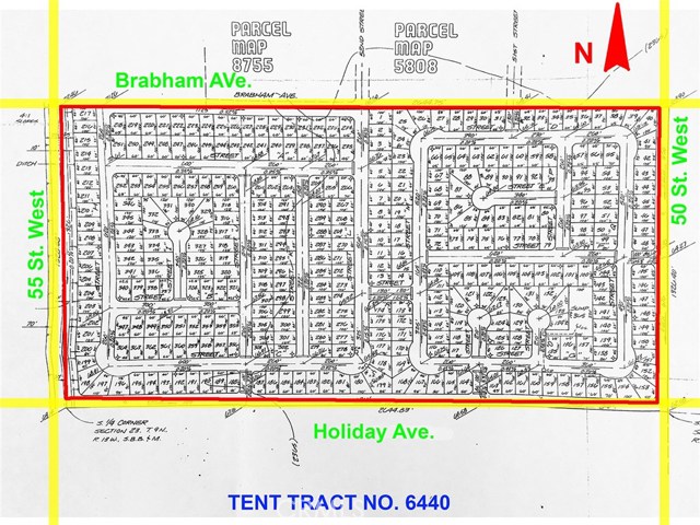 50 W to 55 Street West On Holiday Avenue, Rosamond, CA 93560