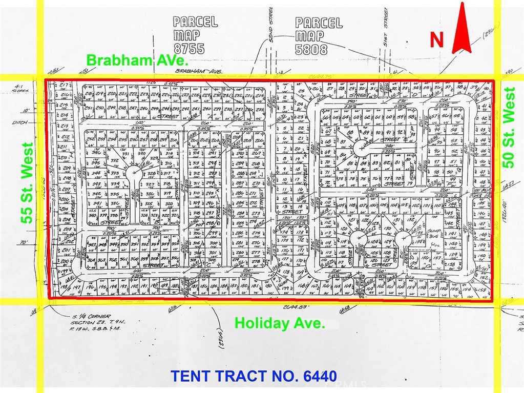 50 W to 55 Street West On Holiday Avenue, Rosamond, CA 93560