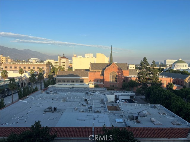 view from balcony