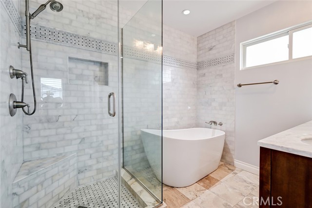 Stunning Remodeled Primary bathroom with soaking tub