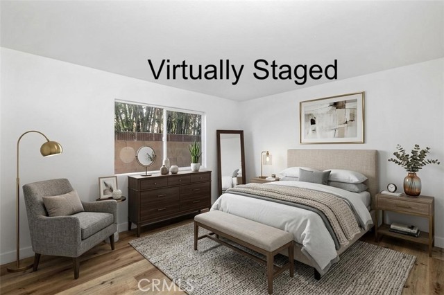 Virtually Staged Downstairs Bedroom #1
