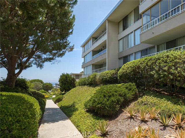 Beautiful paths to walk along within The Bay Club complex.