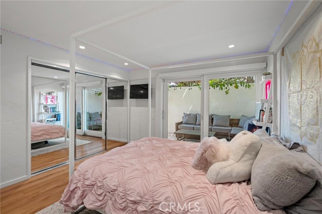 North wing bedroom with private outdoor sitting area