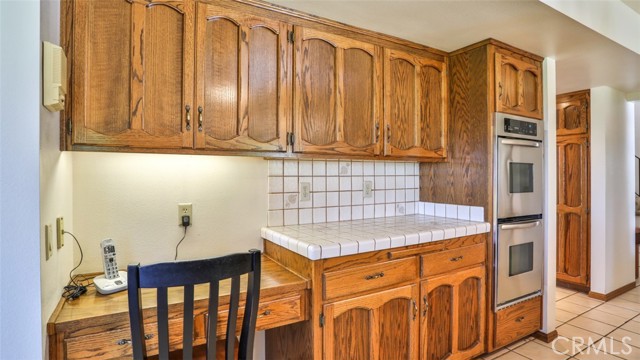 Double oven, more storage & counter space along with built-in desk