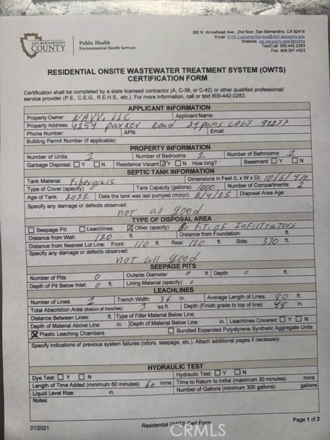 Detail Gallery Image 7 of 9 For 4254 Parker, Twentynine Palms,  CA 92277 - 2 Beds | 2 Baths