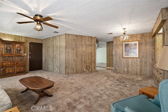 High ceilings give the home an open and airy feel.