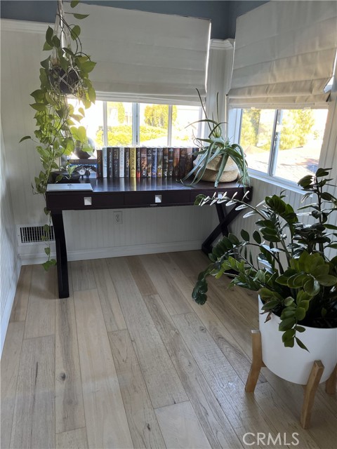 sunny office area on top floor