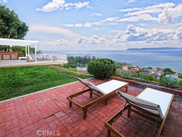 Brick deck to relax and enjoy the views