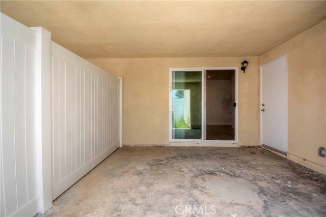 Patio area off master bedroom