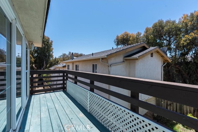 Back deck off the living room