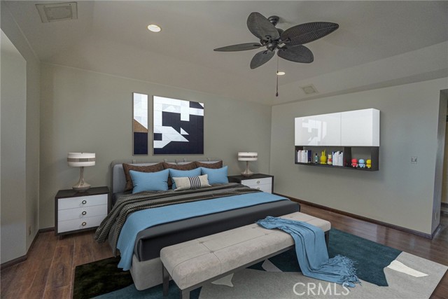 Room has been digitally staged