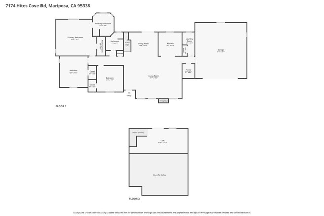 Detail Gallery Image 62 of 62 For 7174 Hites Cove, Mariposa,  CA 95338 - 3 Beds | 2 Baths