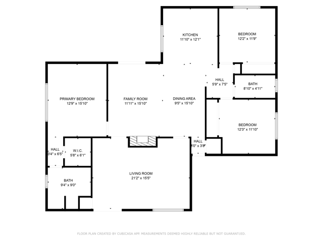 Floorplan with demensions