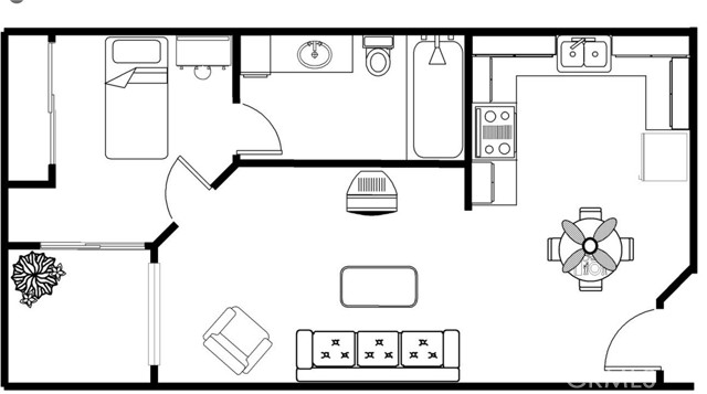 Detail Gallery Image 8 of 8 For 121 N Kathryn Dr, Anaheim,  CA 92801 - 1 Beds | 1 Baths