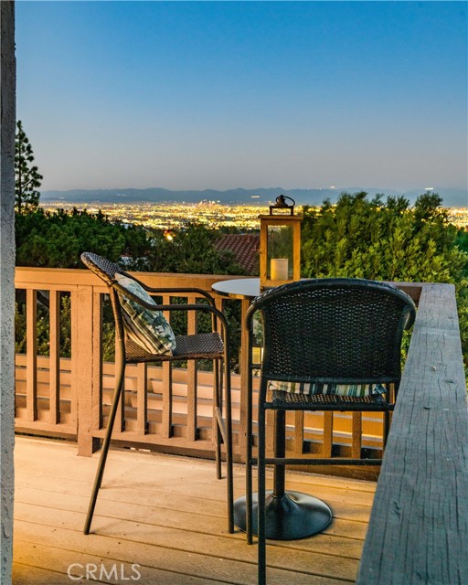 Sweeping view from wrap around deck Sweeping view from wrap around deck