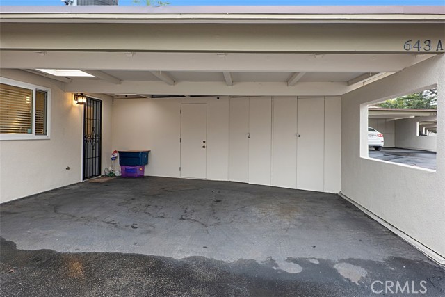 Covered Carport For 2 Cars, 3rd Car Uncovered