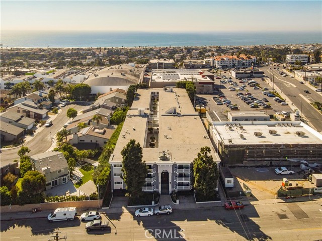 Aerial View in proximity to the ocean