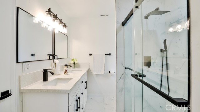 Upstairs master bathroom