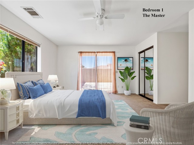 Furniture is virtual and not included