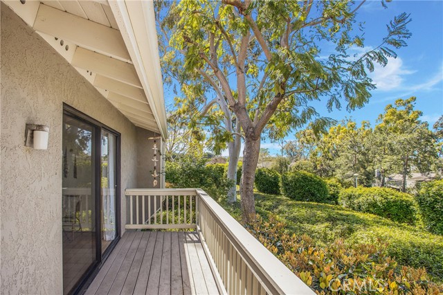 Serene deck off Primary Bedroom