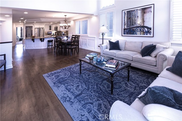 Living Room opens to Dining Area and Kitchen giving spacious open feeling